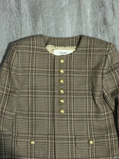 Celine Wales Wool Chelsea Jacket