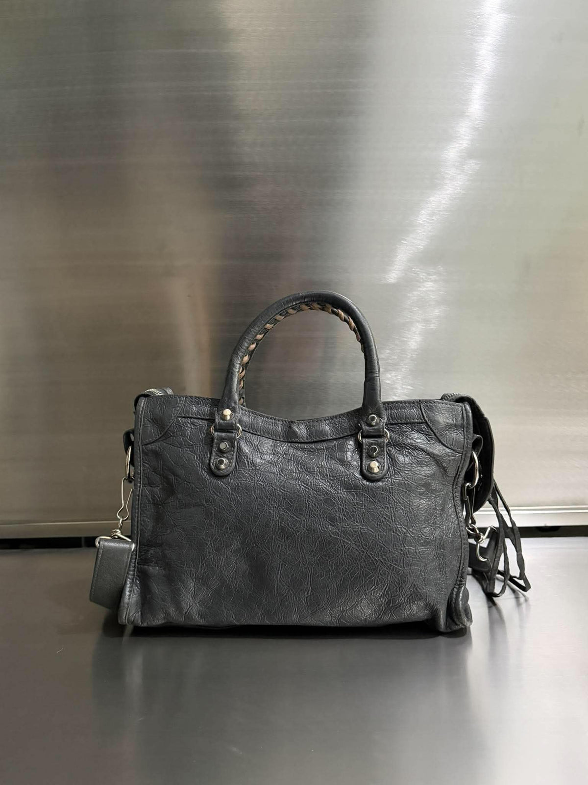 Balenciaga Gray Small Le City