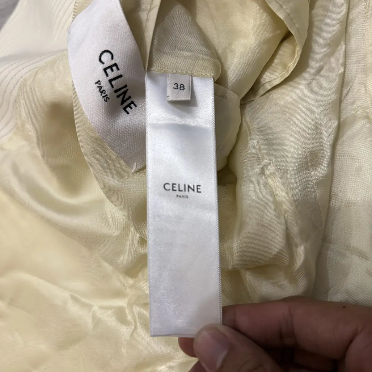 Celine by Hedi Slimane SS20 Pinstripe Double Breasted Blazer