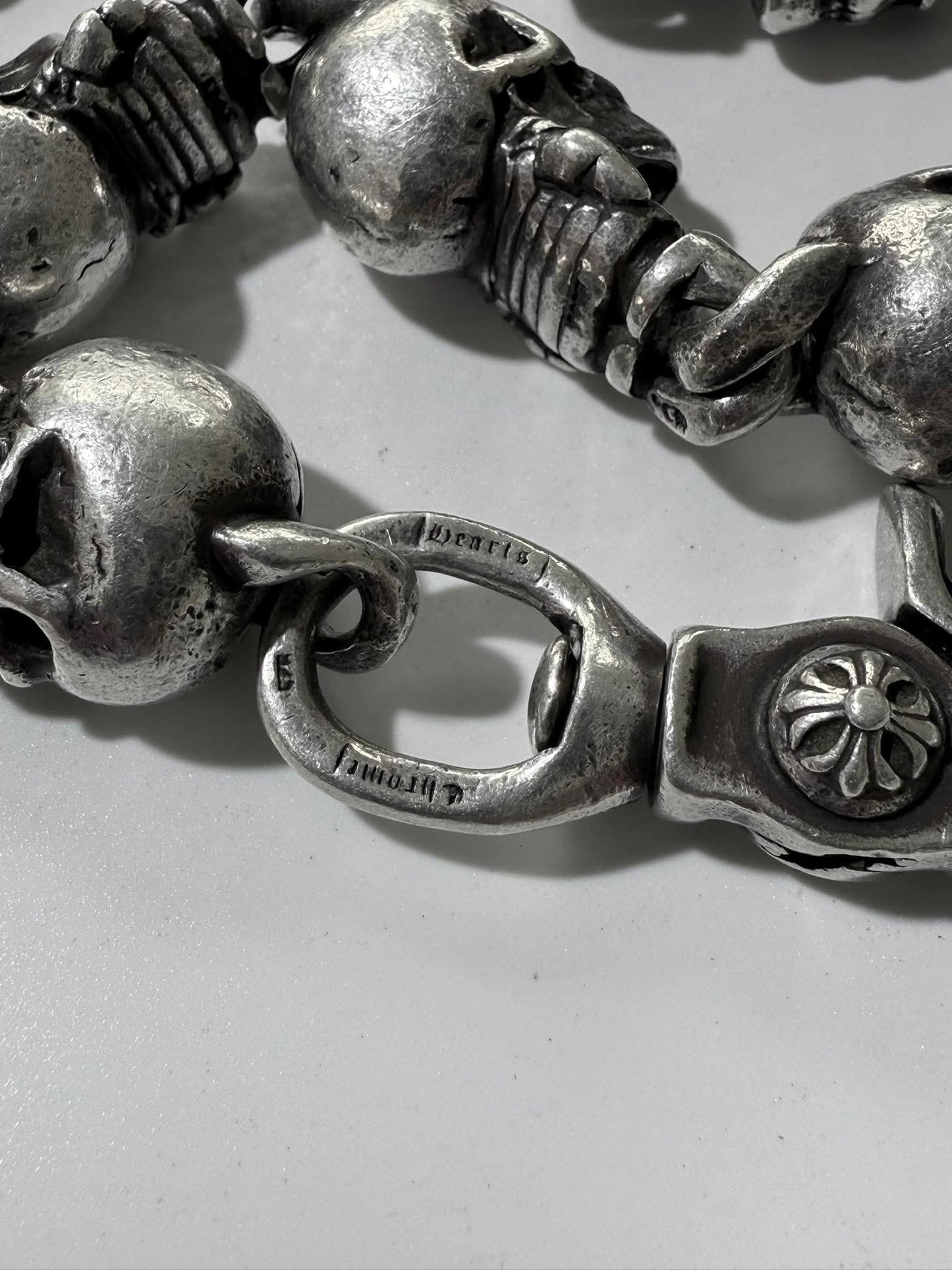 Chrome Hearts Delphino Foti Skull Wallet Chain