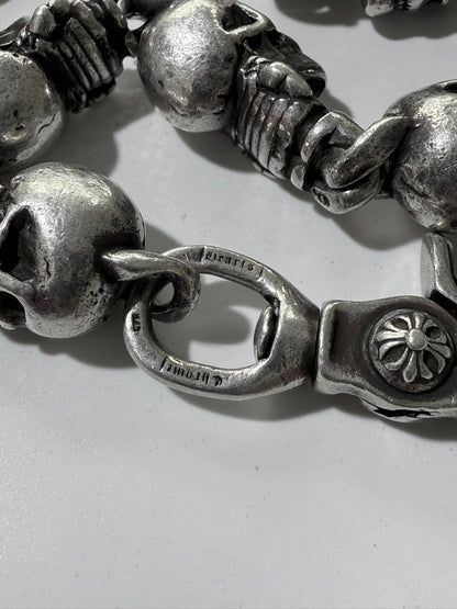 Chrome Hearts Delphino Foti Skull Wallet Chain