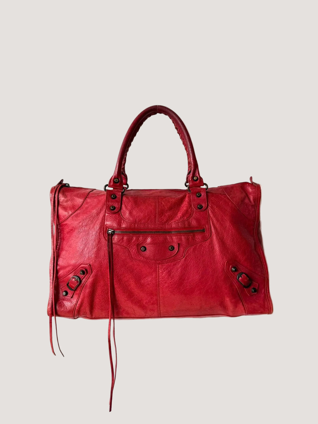 2000’s Balenciaga Red Work Bag