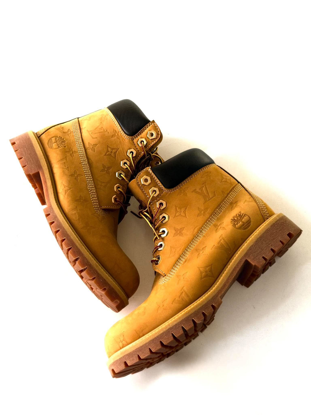 Louis Vuitton x Timberland Monogram Ankle Boots