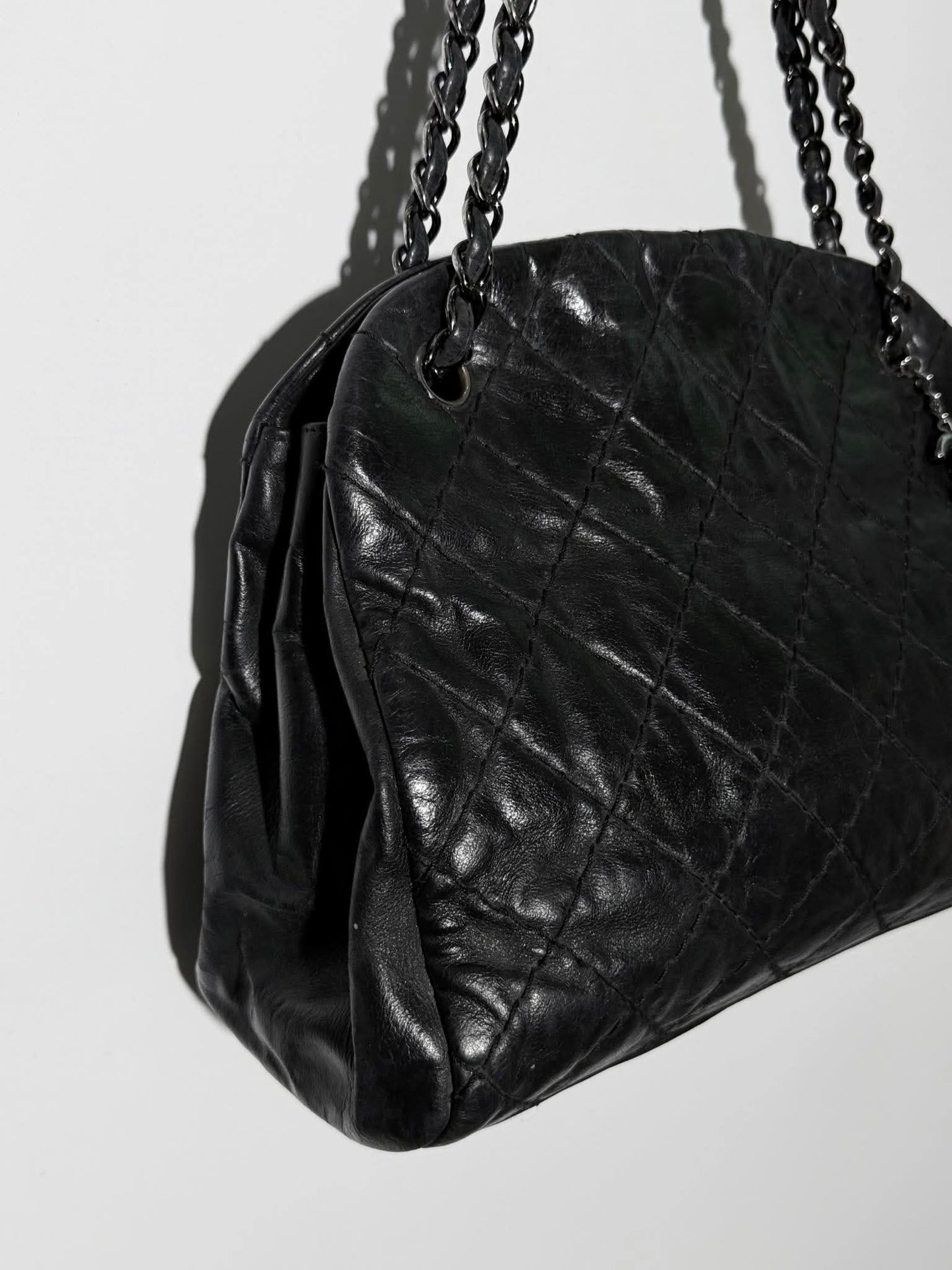 Chanel Iridescent Just Mademoiselle Bowling Bag