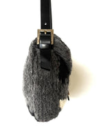 Vintage Fendi F/W1999 Wool Knit Baguette Bag
