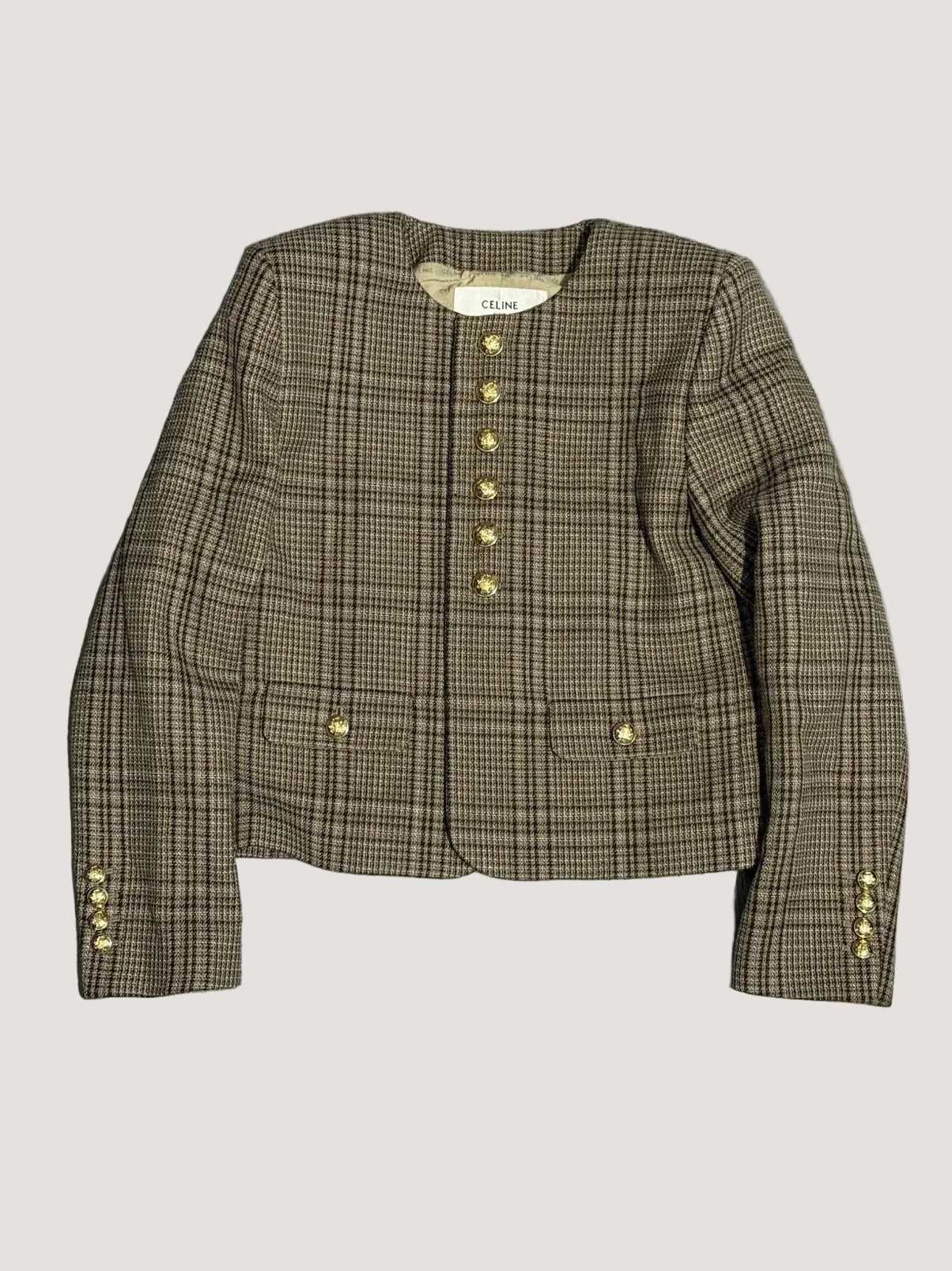 Celine Wales Wool Chelsea Jacket
