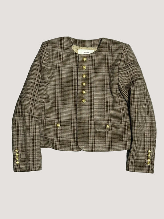 Celine Wales Wool Chelsea Jacket