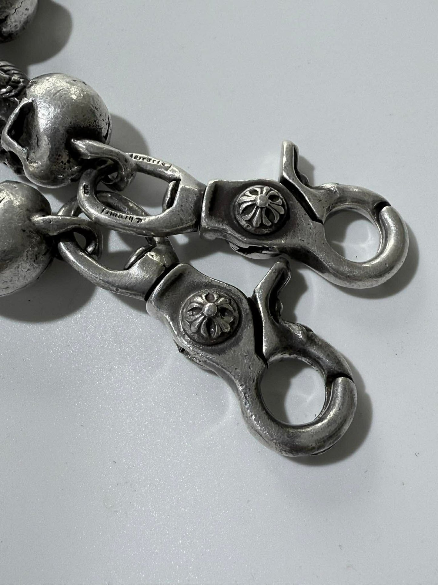 Chrome Hearts Delphino Foti Skull Wallet Chain