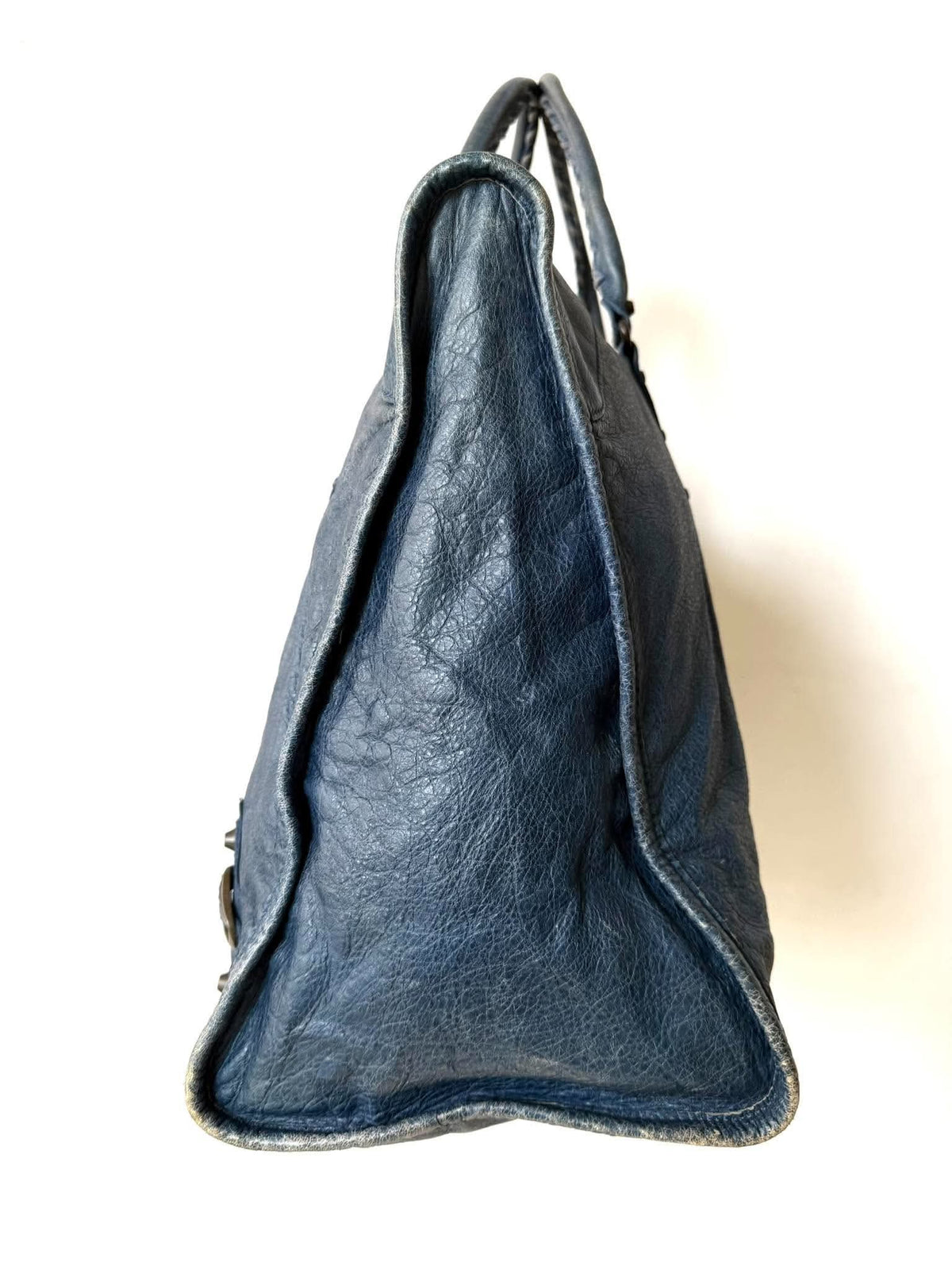 2000’s Balenciaga Navy Blue XL Weekender Bag
