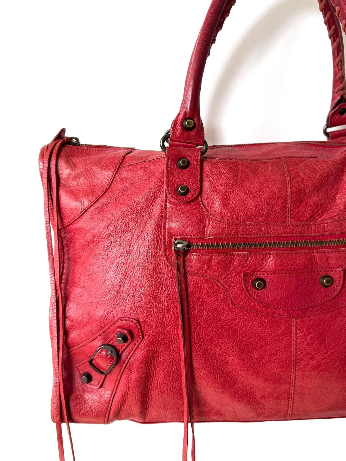 2000’s Balenciaga Red Work Bag