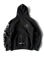 Vintage Chrome Hearts x Big Bang Leather Cross Patch Hoodie