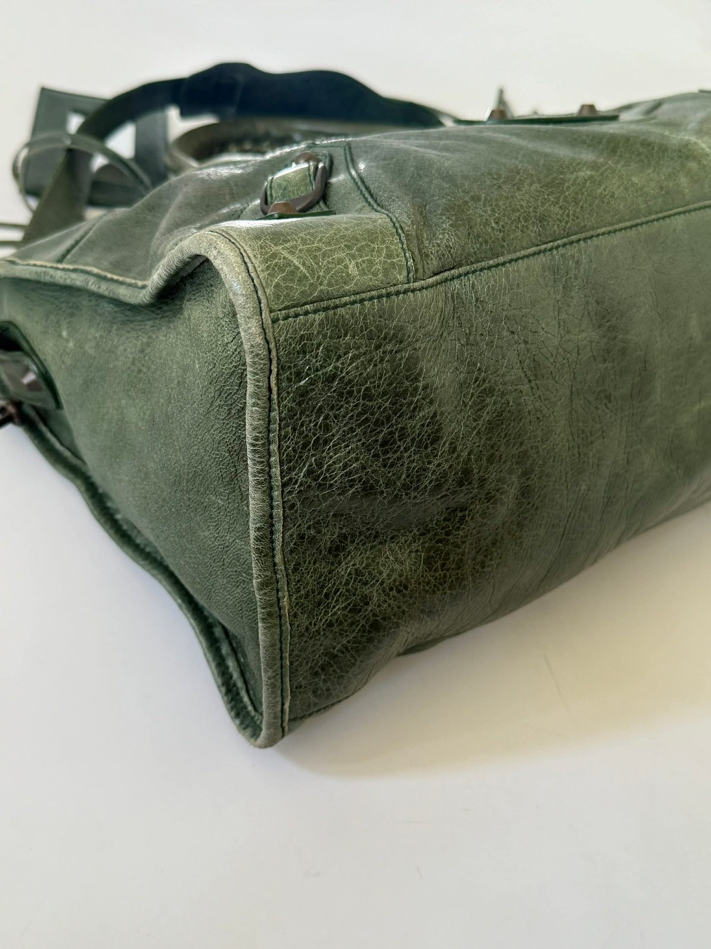 2000’s Balenciaga Green Classic City Bag