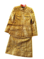 Chanel Boutique F/W1996 Gold Brocade "Mughal" Set