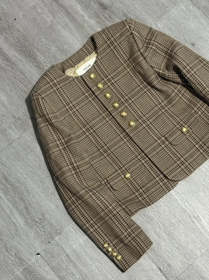Celine Wales Wool Chelsea Jacket