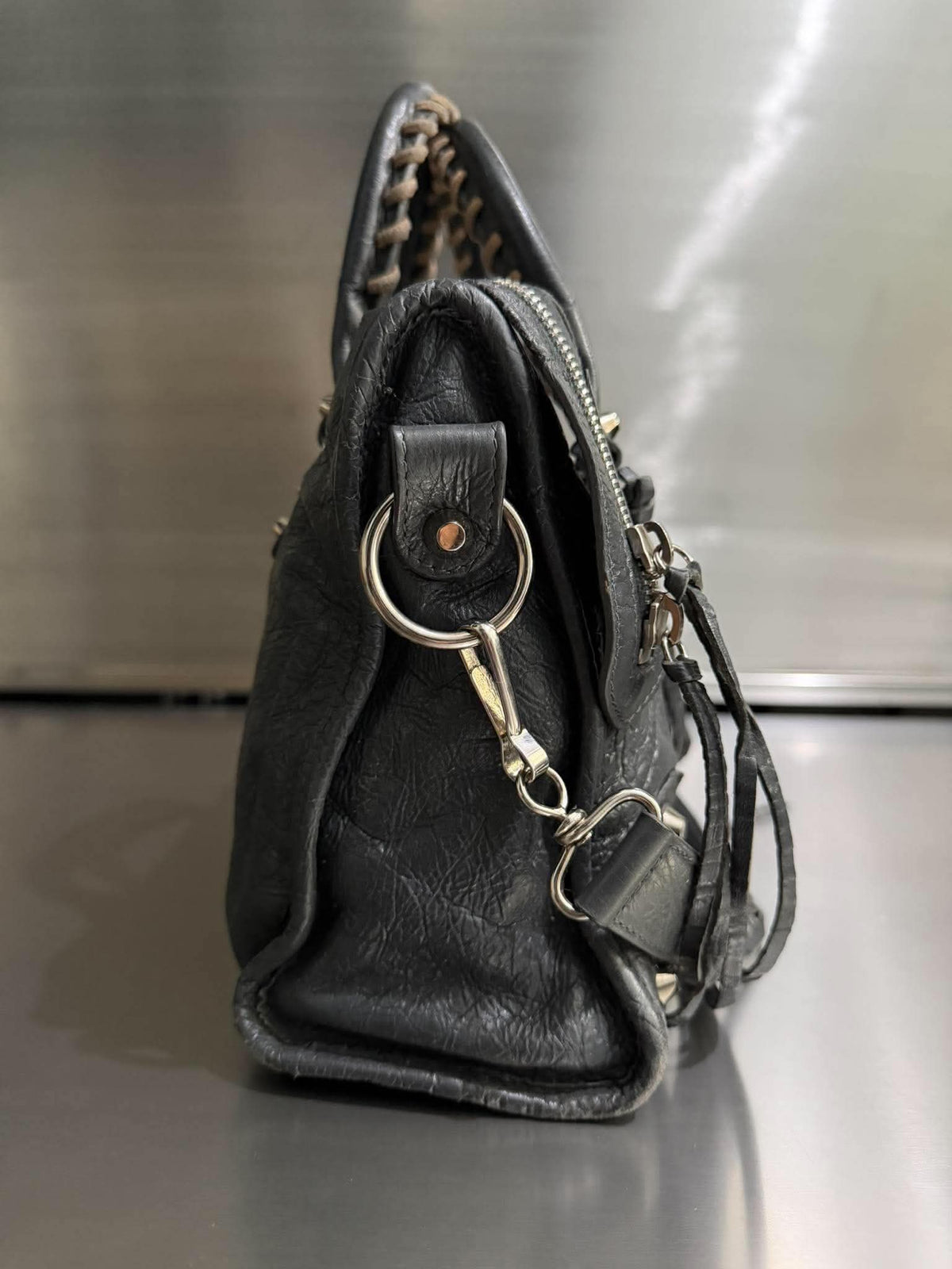Balenciaga Gray Small Le City
