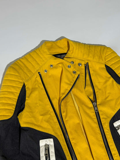 Balmain Tri-Color Biker Jacket