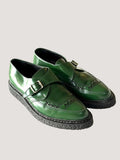 Saint Laurent by Hedi Slimane F/W2014 Green Monk Creeper