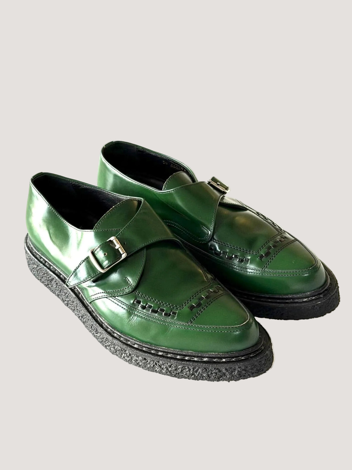 Saint Laurent by Hedi Slimane F/W2014 Green Monk Creeper