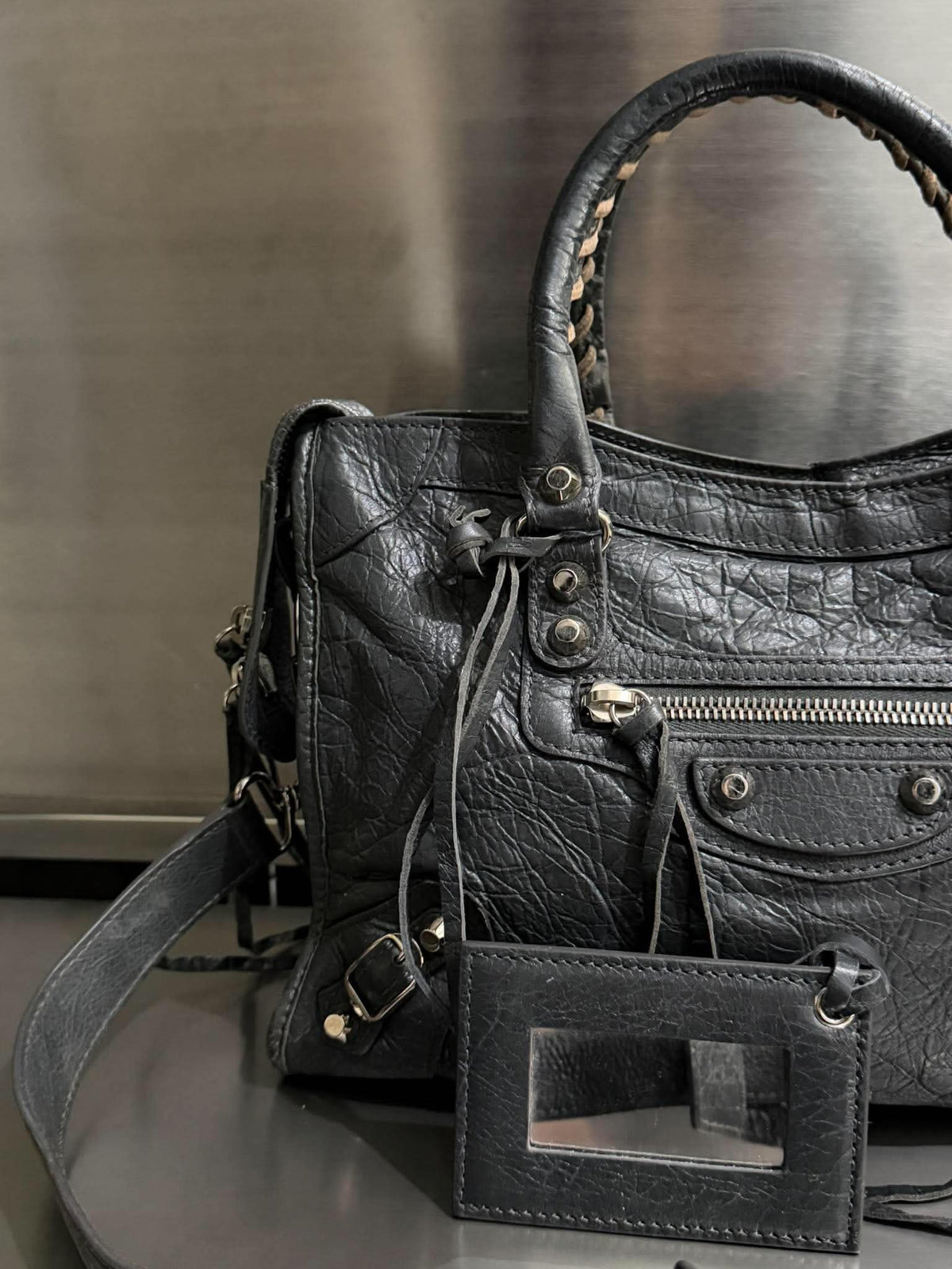 Balenciaga Gray Small Le City