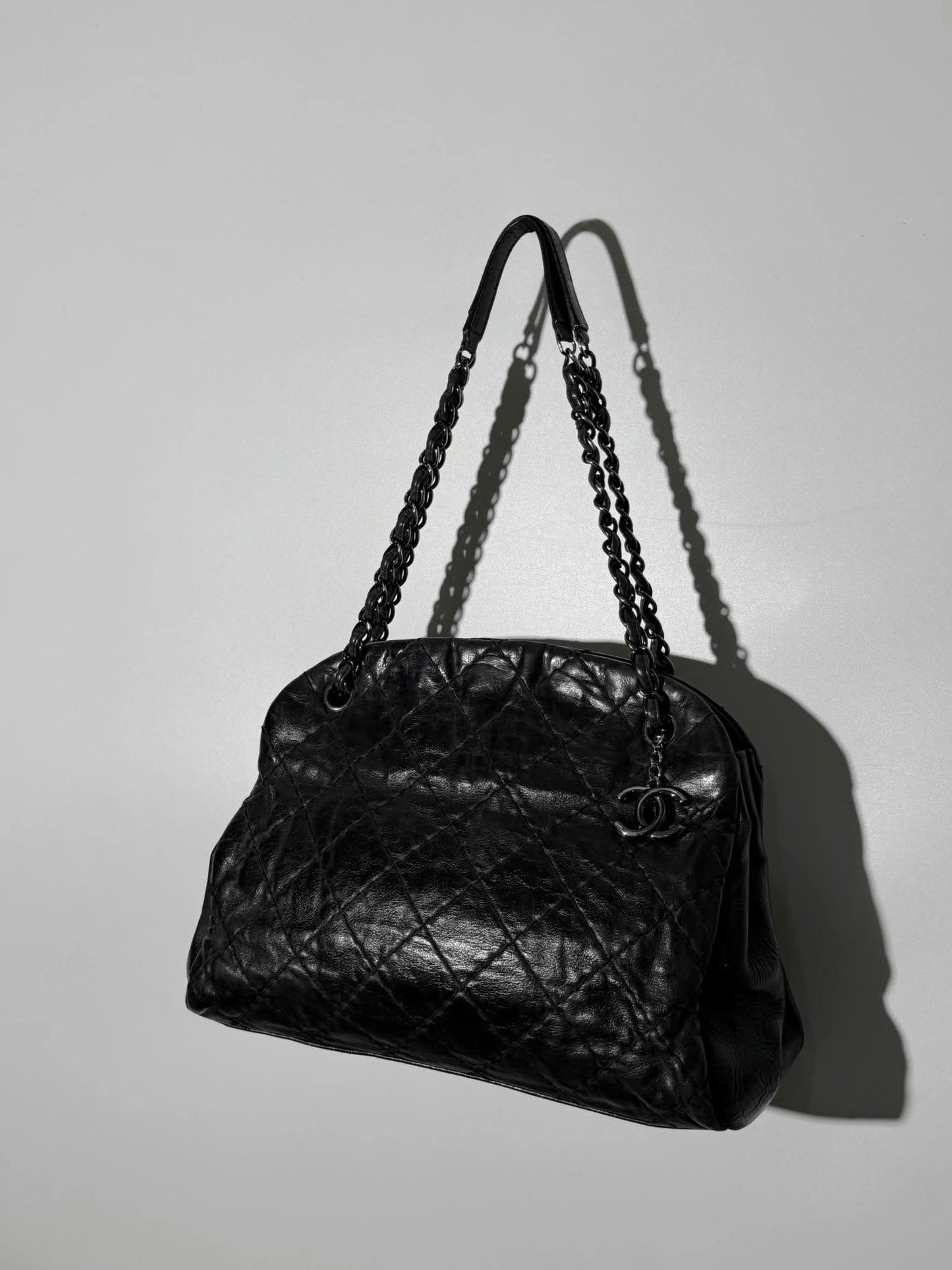Chanel Iridescent Just Mademoiselle Bowling Bag