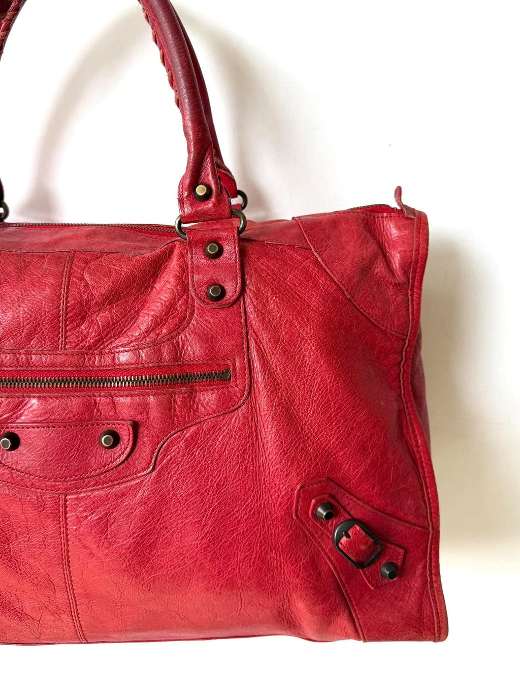 2000’s Balenciaga Red Work Bag