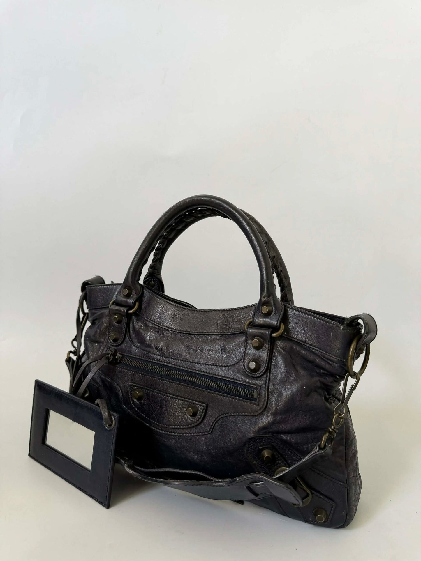 2000’s Balenciaga Navy Blue Classic First Bag