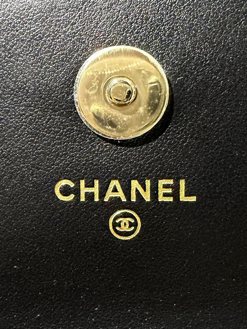 Chanel Black Quilted Maxi Pearls Wallet on Chain Bag