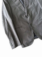 Louis Vuitton Pont Neuf Jacquard Script Gray Suit