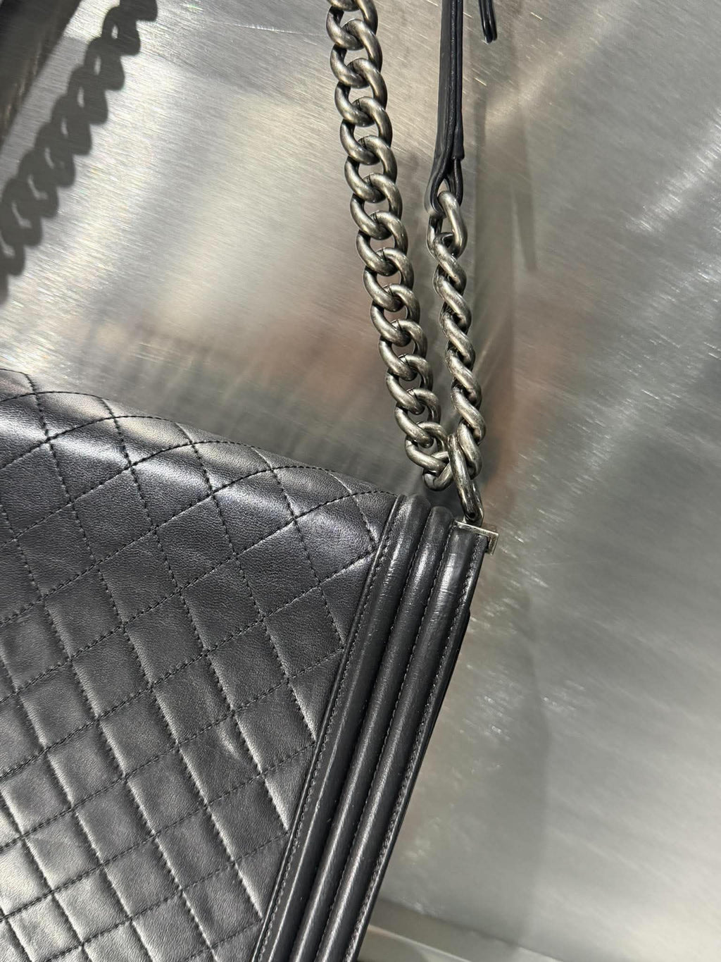 Chanel by Karl Lagerfeld Black Boy Bag