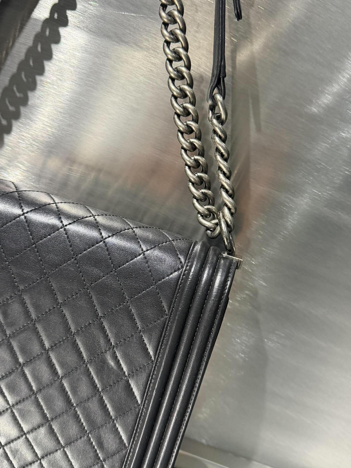 Chanel by Karl Lagerfeld Black Boy Bag
