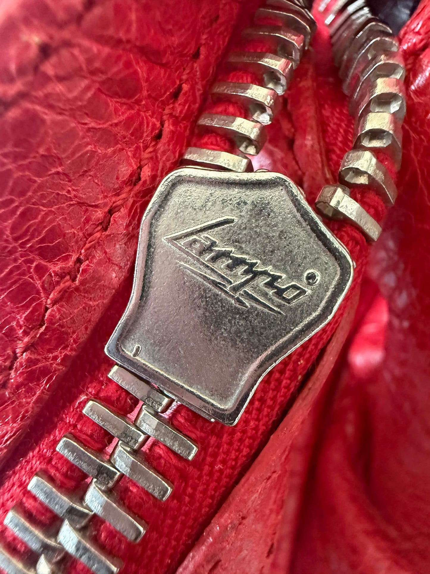 2000’s Balenciaga Ruby Leather Giant 21 Silver Midday Bag