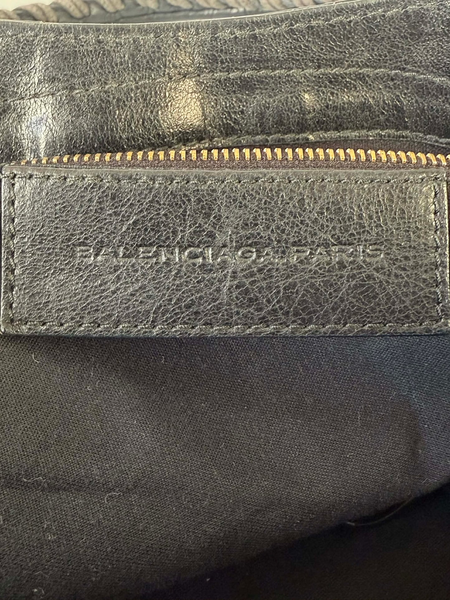 2000’s Balenciaga Black Giant 12 Gold Hardware City Bag