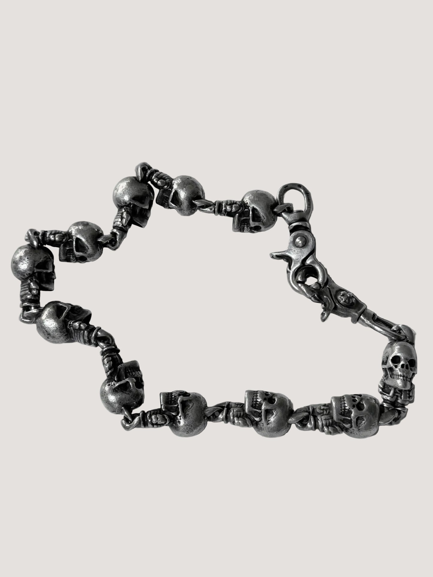 Chrome Hearts Delphino Foti Skull Wallet Chain