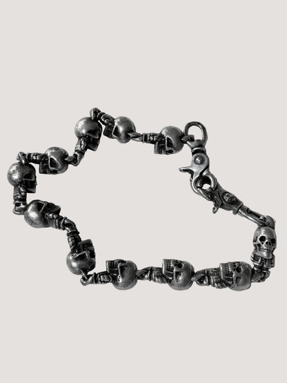 Chrome Hearts Delphino Foti Skull Wallet Chain