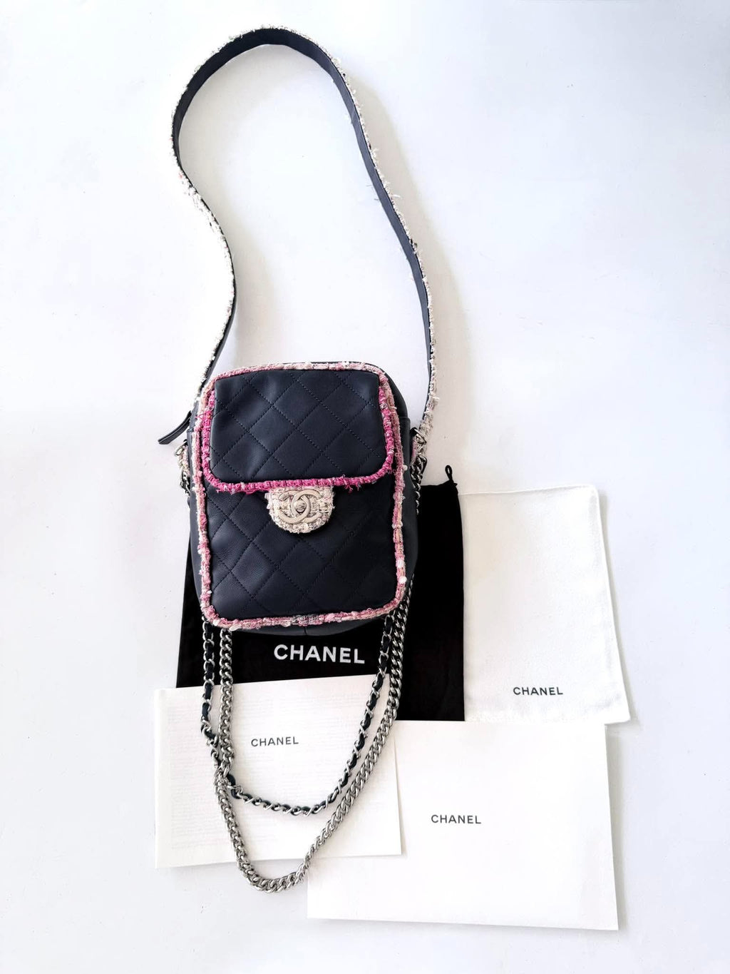 Chanel by Karl Lagerfeld S/S2019 Elegant Tweed Crossbody