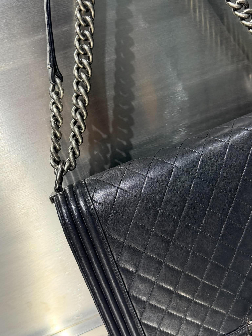 Chanel by Karl Lagerfeld Black Boy Bag