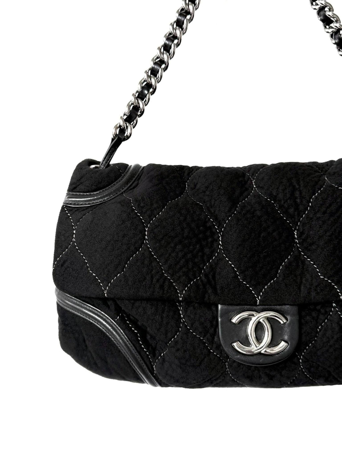 Chanel 2008-2009 Suede Rodeo Drive Flap Bag