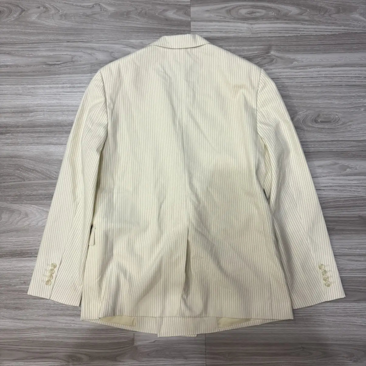 Celine by Hedi Slimane SS20 Pinstripe Double Breasted Blazer