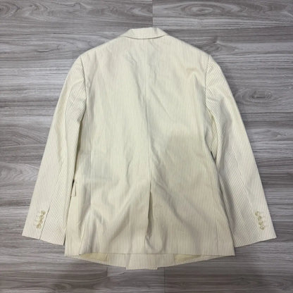 Celine by Hedi Slimane SS20 Pinstripe Double Breasted Blazer