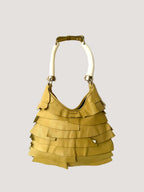 Yves Saint Laurent St. Tropez Mombasa Ruffled Bag