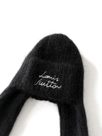 Louis Vuitton Black Script Mohair Bennie