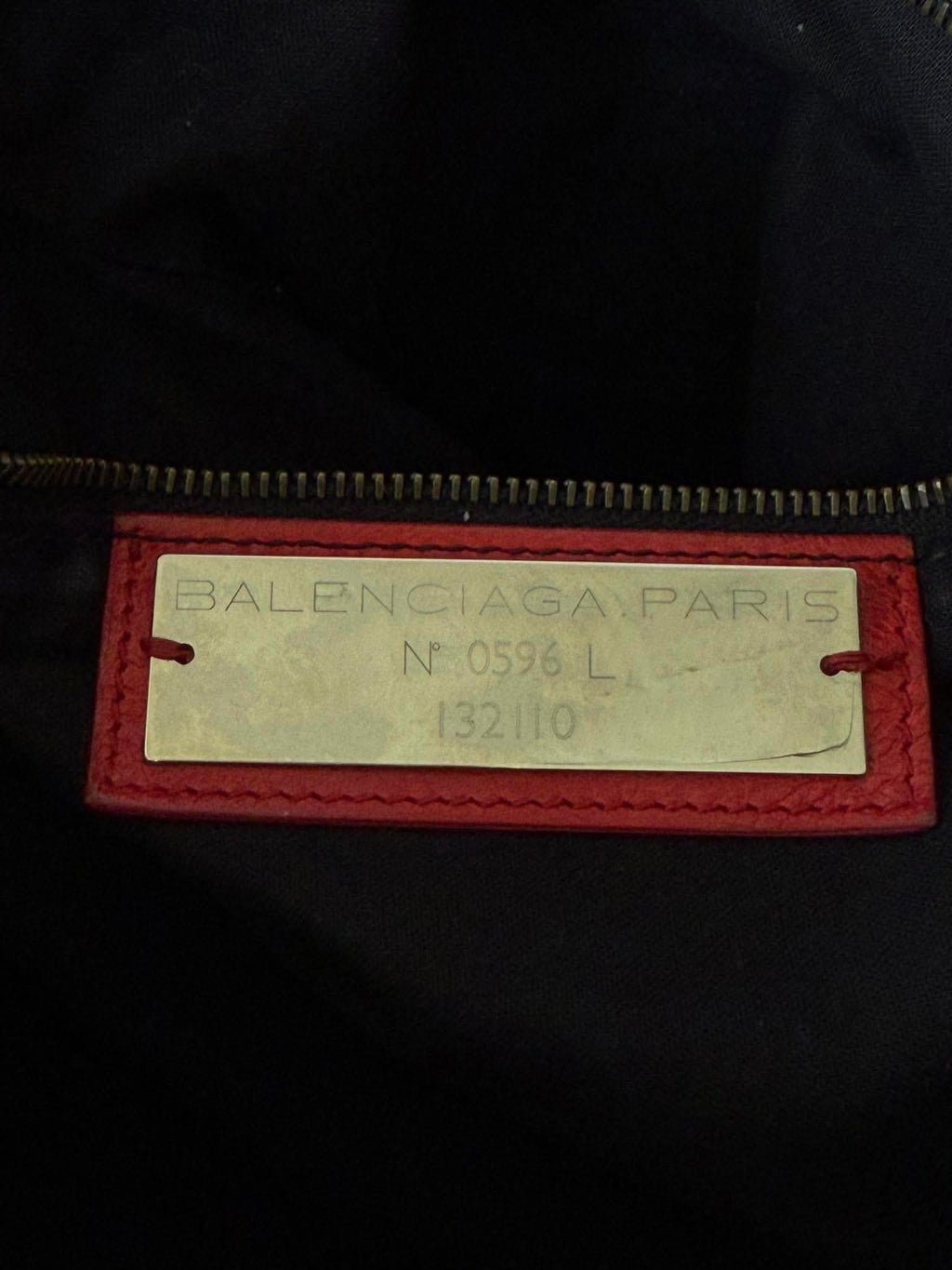 2000’s Balenciaga Red Work Bag