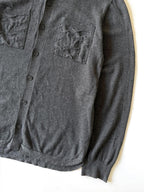 Louis Vuitton Gray Oversized Cotton Knit Shirt
